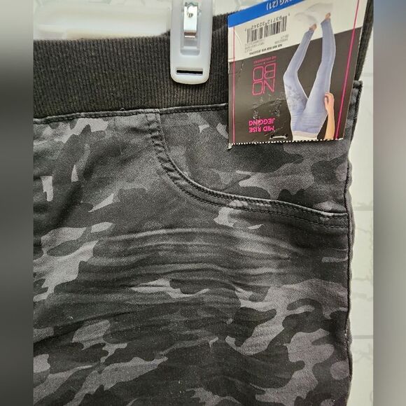 Nwt No Boundaries Camo Juniors' Mid Rise Rib Waistband Jeggings, Size XXXL 21 - Picture 7 of 9